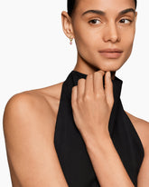 Petite Starburst Drop Earrings in 18K Yellow Gold with Pink Sapphires, 18.1mm